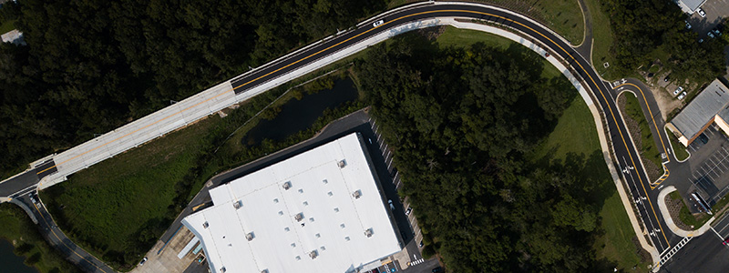 Overhead shot of the Extension